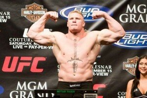 Brock Lesnar 300x200 Does former UFC Heavyweight Champ Brock Lesnar want to come back to the UFC?