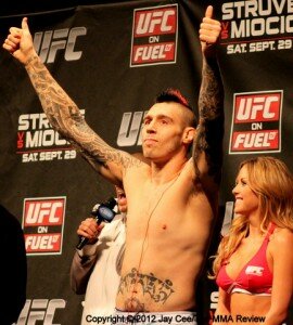 Dan Hardy 270x300 UFC on FUEL TV 5: Full fight card results, attendance and gate figures