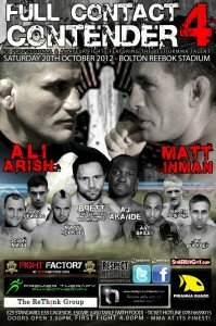 Full Contact Contender 4 poster 199x300 Full Contact Contender 4: Fight card confirmed with Arish vs. Inman set to headline on Oct. 20
