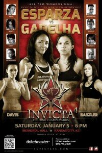 Invicta FC 4 Poster 200x300 Invicta FC 4: All womens MMA promotion partners with Ustream for online PPV on Jan. 5