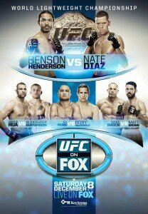UFC on FOX 5 poster 208x300 UFC on FOX 5 Results: Benson Henderson successfully defends title against Diaz