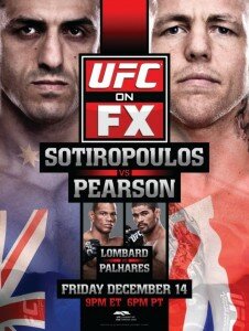 UFC on FX 6 poster 226x300 UFC on FX 6 Results: Ross Pearson KOs George Sotiropoulos in Main Event