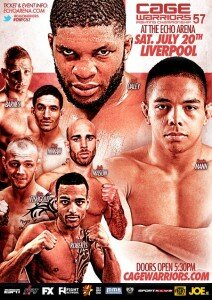 Cage Warriors 57 Poster 212x300 Cage Warriors 57: Event Results