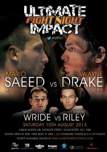 UIFN 1 Poster 212x300 Ultimate Impact Fight Night 1: Mario Saeed vs. Wayne Drake headlines on Aug. 10