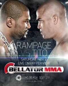 Rampage vs. Tito 240x300 Bellator 106: Pay Per View fight week schedule
